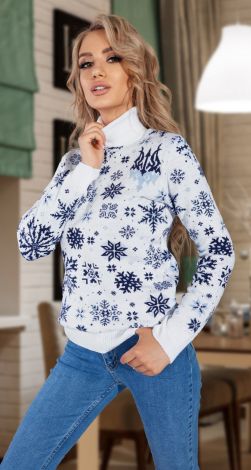 Fashion sweater with Trident