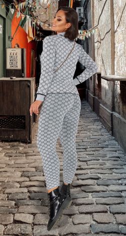 Warm knitted suit