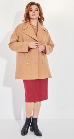 Двубортное пальто пиджак