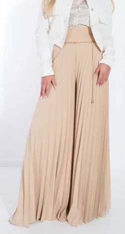 Corrugated pants skirt