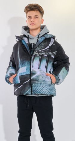 Jacket with a print