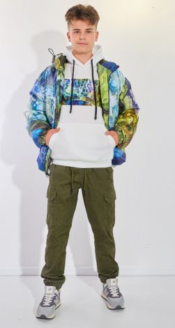 Jacket with a print