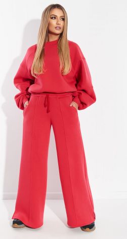 Warm suit with palazzo pants
