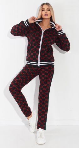 Knitted trouser suit
