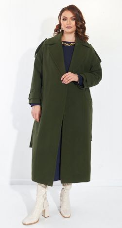 Cashmere coat of large sizes