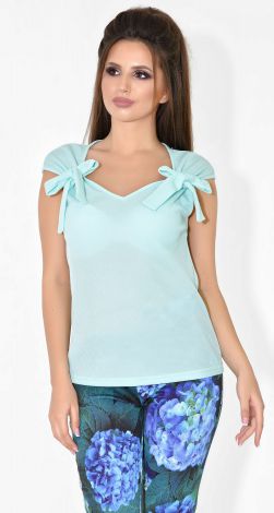 Blouse with bows