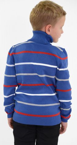 Striped sweater for a boy