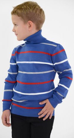 Striped sweater for a boy