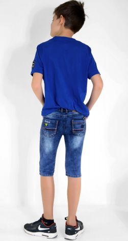 Denim shorts for a boy