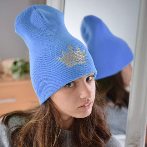 Hat for girls blue