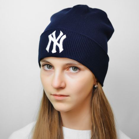 Hat New York blue