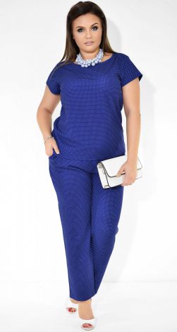 Plus Size Knitted Suit