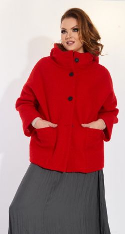 Teddy coat with a comfortable silhouette