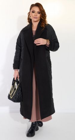 Combined black coat