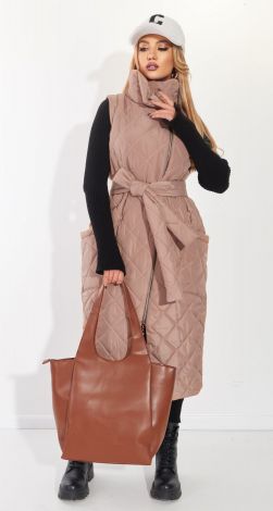 Stylish quilted vest