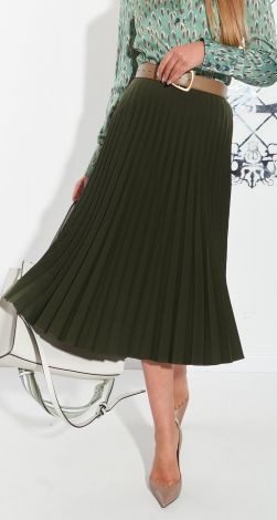 Fashionable pleated skirt