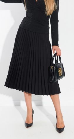 Fashionable pleated skirt