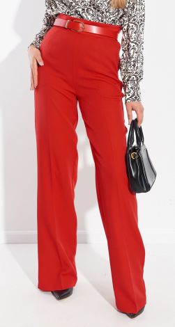 High waisted evening trousers