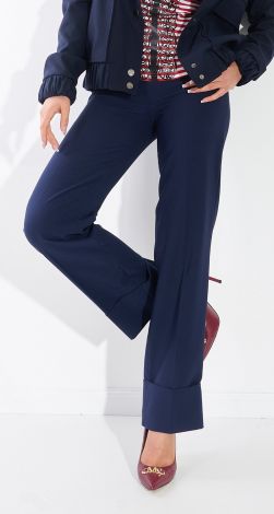 Pants with lapels
