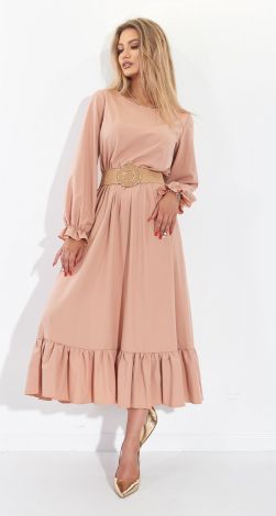 Модна сукня з оборкою