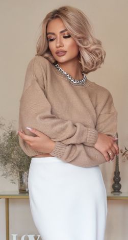 Cropped sweater