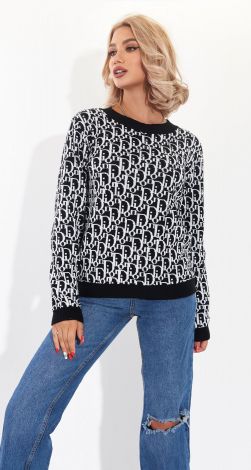 Fashionable cotton sweater