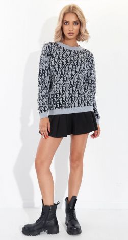 Fashionable cotton sweater