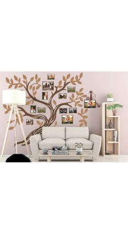 Family tree with photo frames