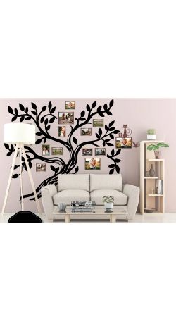 Family tree with photo frames