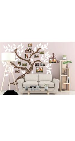 Family tree with photo frames