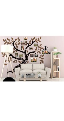 Family tree with photo frames