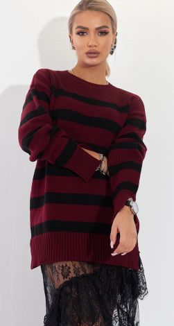 Cozy striped sweater