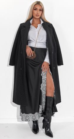 Розкішна шовкова спідниця із французьким мереживом