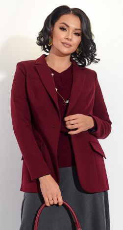 A classic blazer in a trendy color