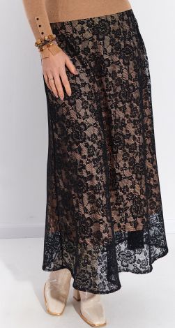 A luxurious lace skirt