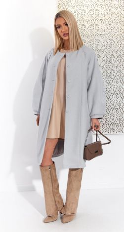 Feminine and gentle cashmere coat