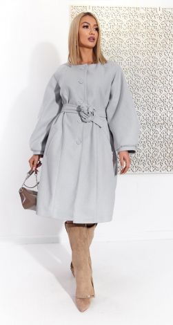 Feminine and gentle cashmere coat