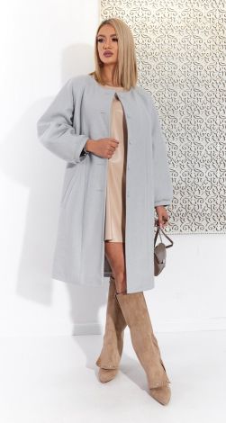 Feminine and gentle cashmere coat