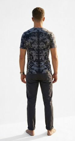 Graphic Rainbow Lion T-Shirt (Dark Tie-Dye Marble)