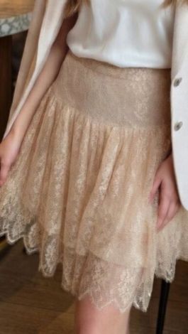 ​ Lace Elegance: A skirt in which you fall in love with your reflection