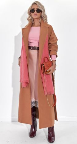 Stylish cashmere coat