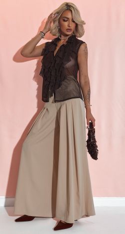 Блузка з рюшами у стилі БОХО