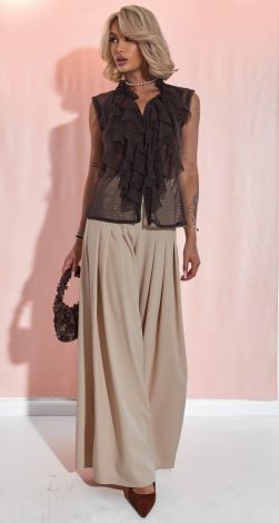 Блузка з рюшами у стилі БОХО