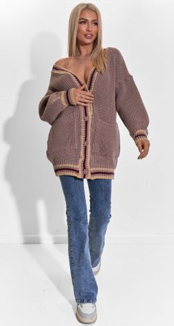 Кардиган великої в'язки