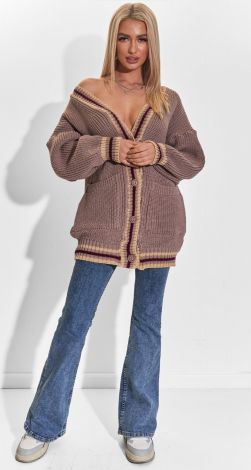 Кардиган великої в'язки