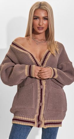 Кардиган великої в'язки