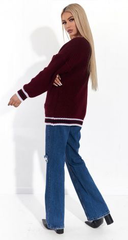 Кардиган великої в'язки