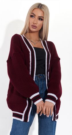 Кардиган великої в'язки