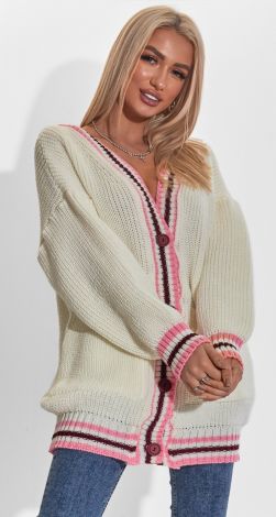 Кардиган великої в'язки