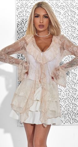 Ажурна блузка у стилі бохо